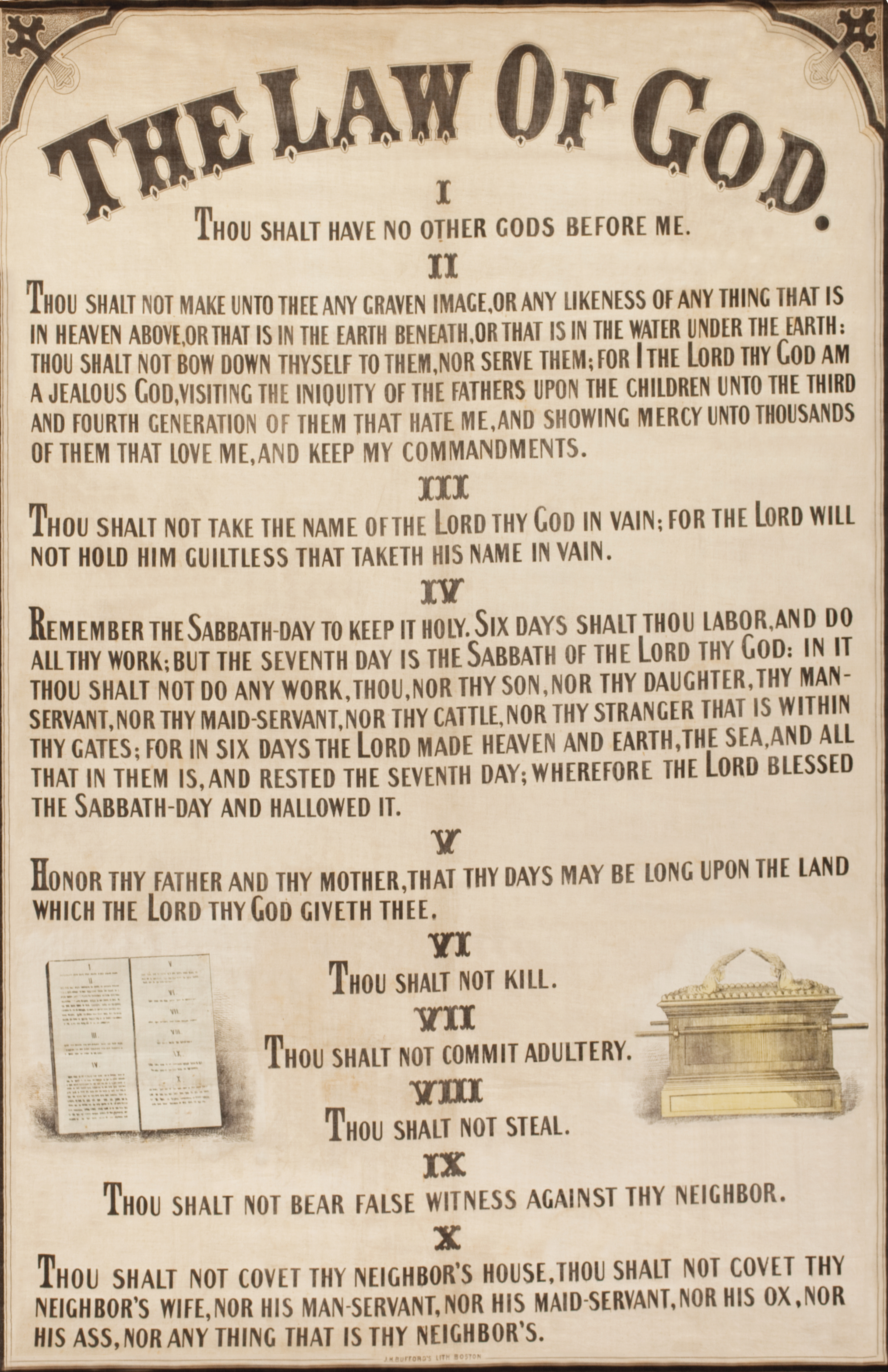 1850 Law of God Chart