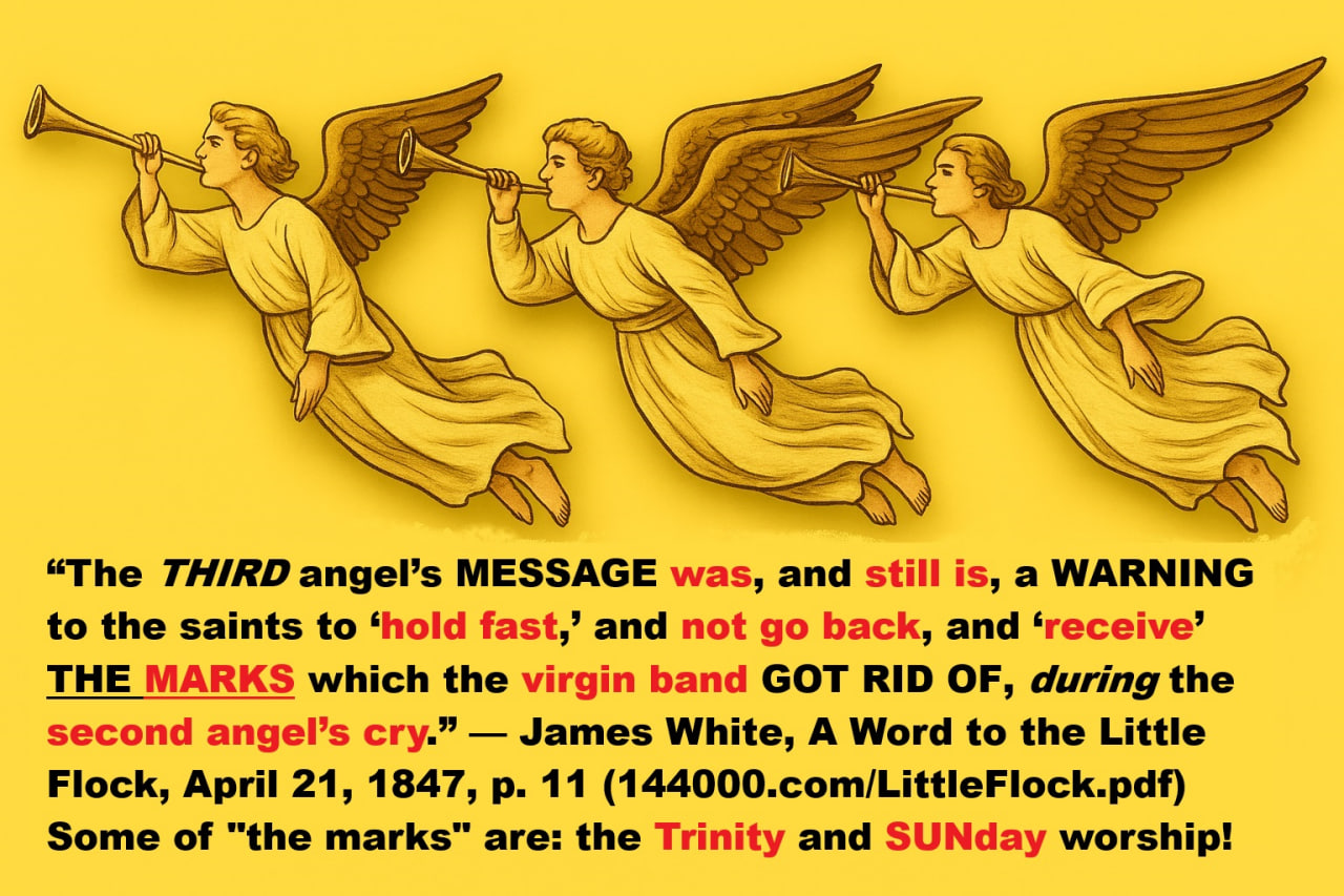 Angel blowing trumpet bottom frame