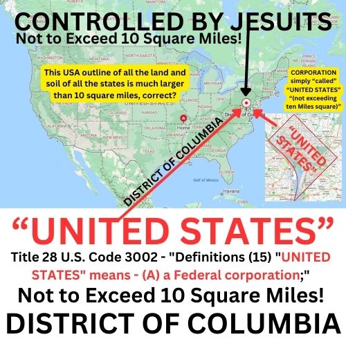 District of Columbia Ten Square Miles and the Image of the Papacy Formed In It in 1904