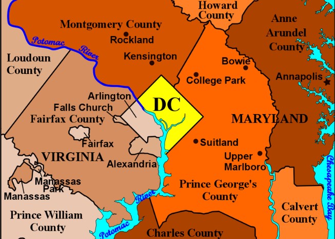 Washington, DC, District of Columbia Ten Square Miles and the Image of the Papacy Formed In It in 1904