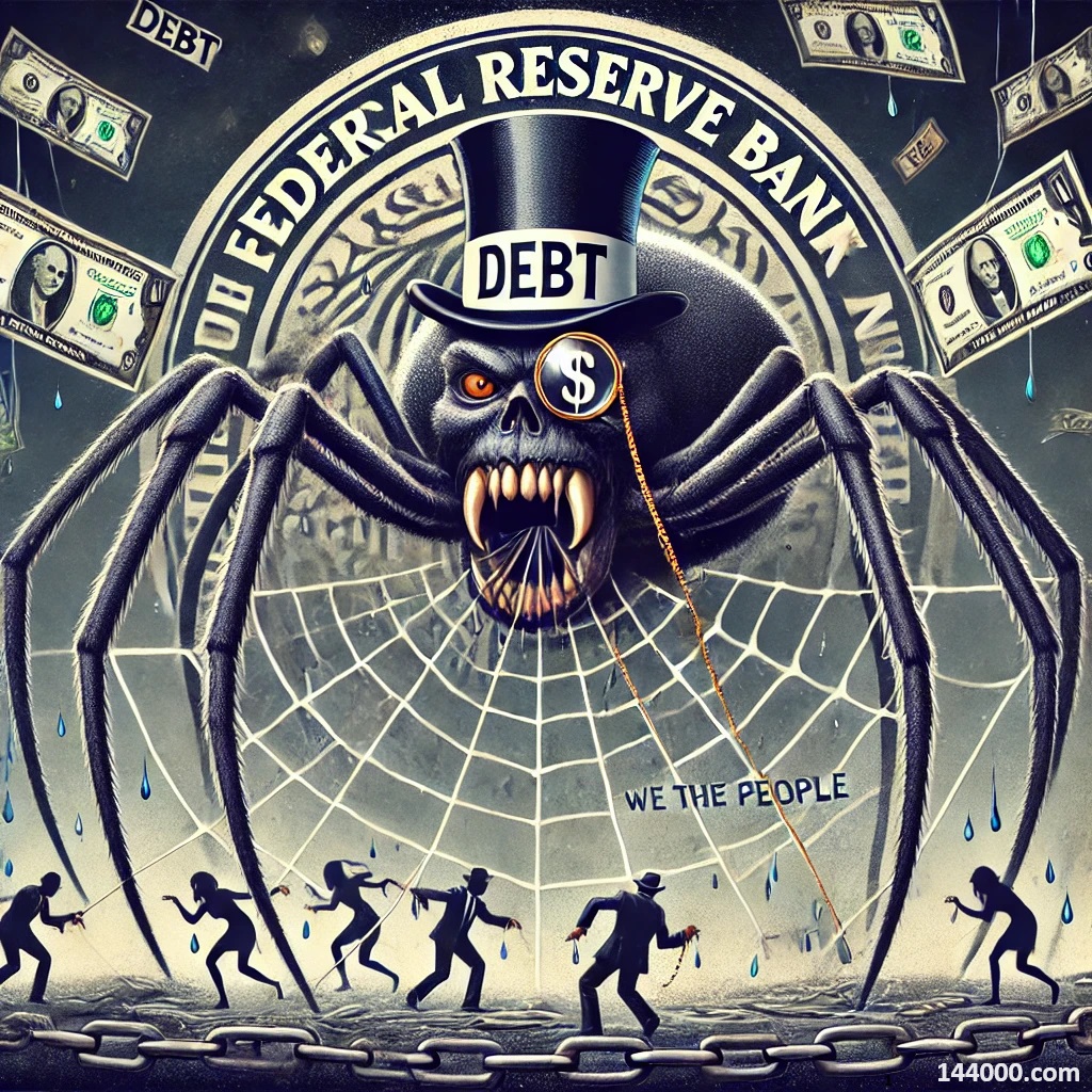 Web of Deception The Federal Reserve Corporations Debt Slaves chained to debt