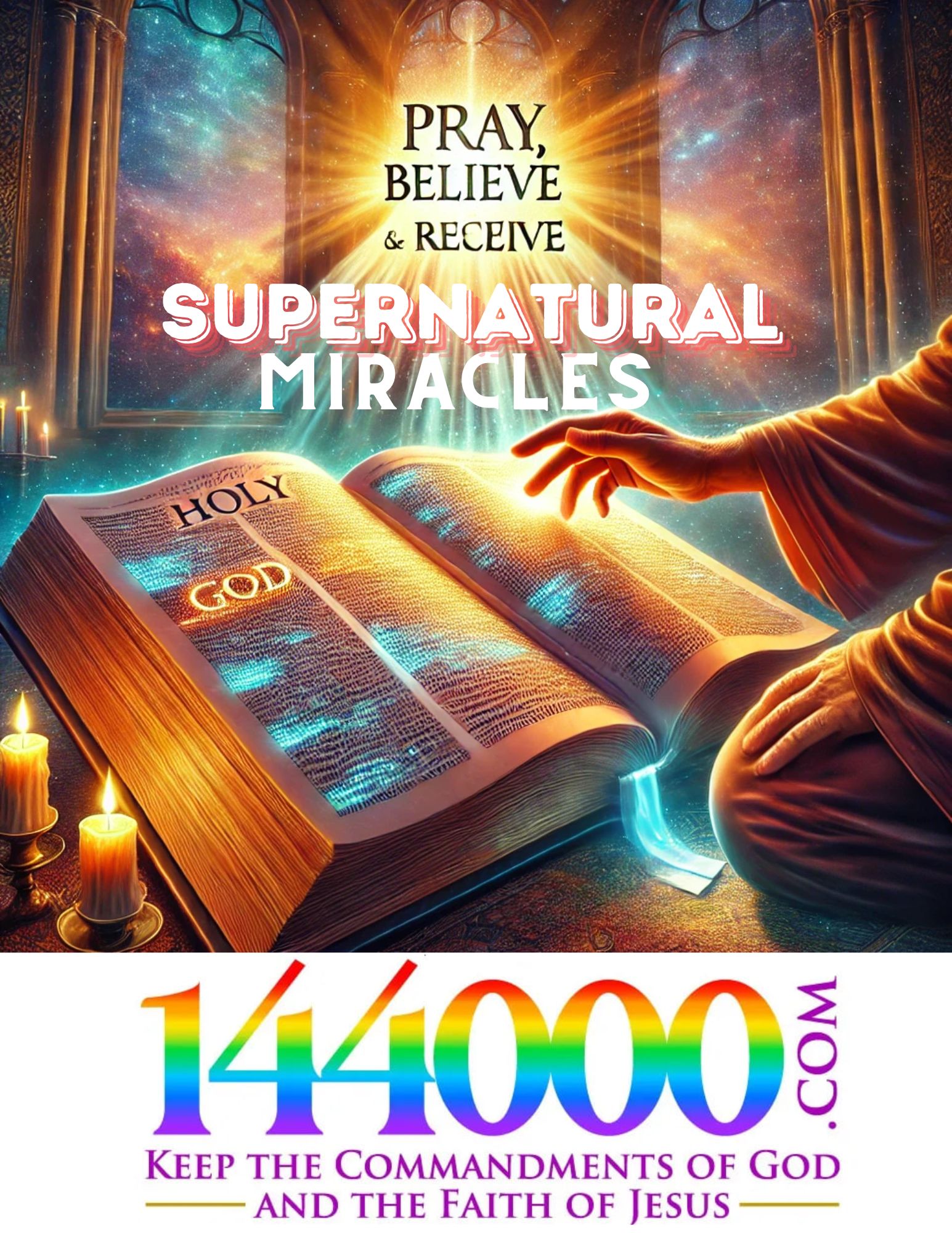 Claim the Promises of God | Pray, Believe, Receive Supernatural Miracles | 144000.com Contact