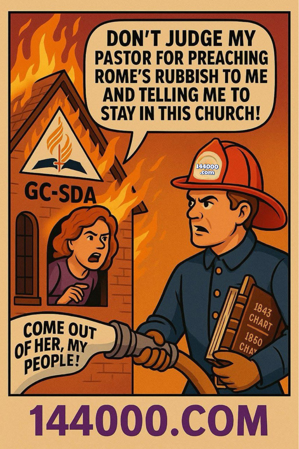 🔥 Shocking 1950 Life Magazine Confession: Protestant churches admit they accepted the Trinity without scriptural authority — exposing the GC-SDA’s counterfeit creed. The 501(c)(3) General Conference Seventh-day Adventist Church teaches a dogma with zero Gospel backing. Read the full indictment at 144000.com/anathema.