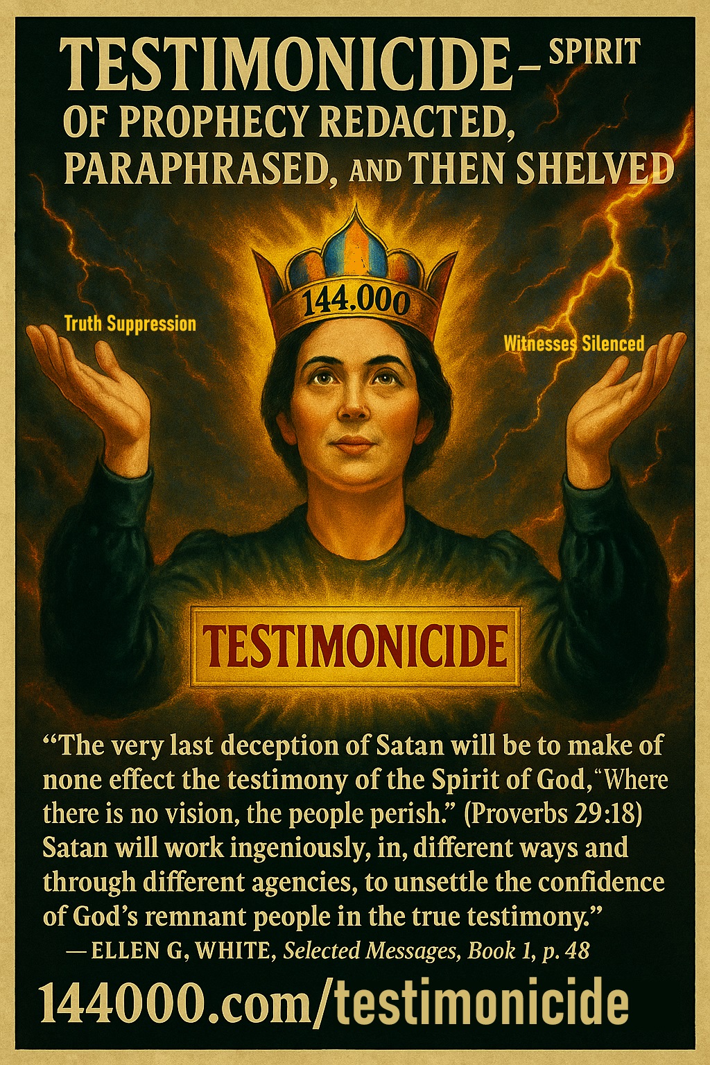 Ellen White quote about the last deception of Satan