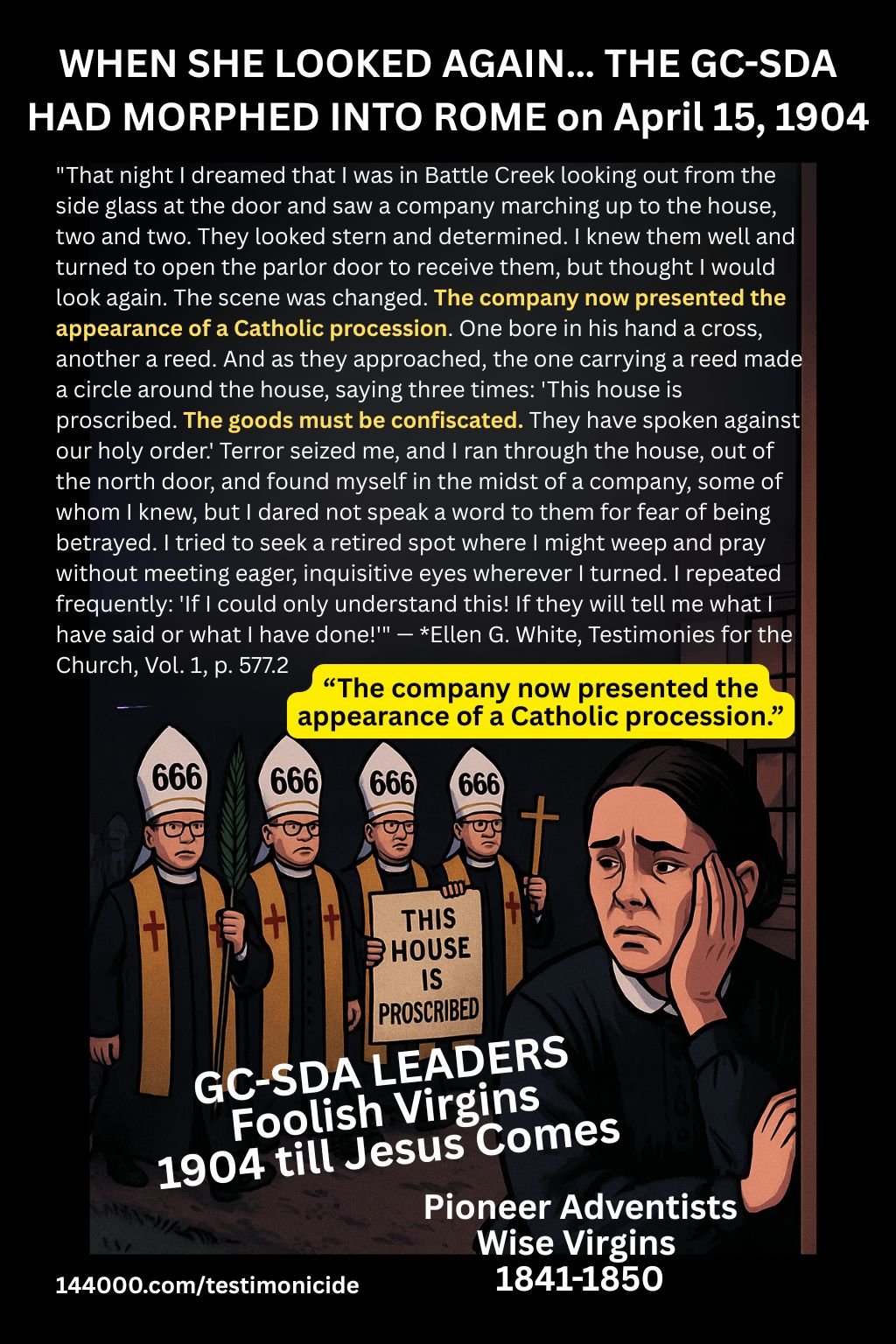 but thought I would look again. The scene was changed. The company now presented the appearance of a Catholic procession