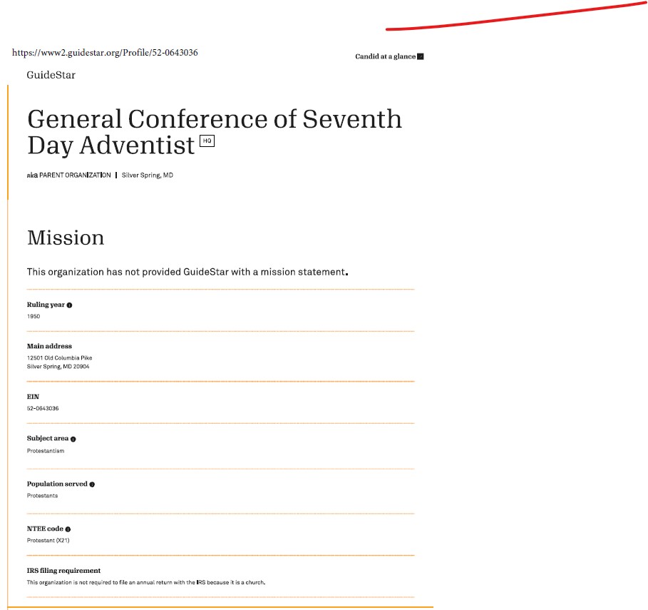 Proof the GC-SDA has been Catholic from its inception only claiming to be Protestant to deceive the masses but swear under oath in open court and in their publications that they are in fact, Catholic – Neal C. Wilson Exposed – IRS Fraud – 501(c)(3) Babylonian Corporation – Apostate SDA Leaders Betray the Pioneer Faith