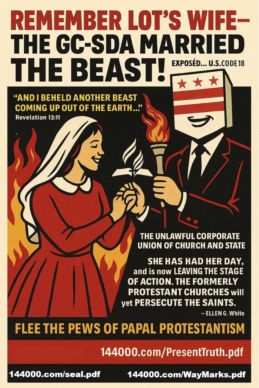 Why the SDA Logo Changed: 501(c)(3) General Conference Became Another Beast of Revelation 13 – ADO Alert to Lot’s Wife and the Apostate SDA Church