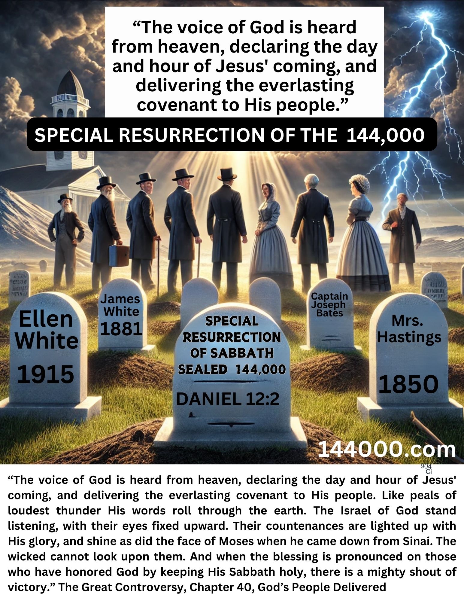 Special Resurrection of the 144,000 and those that pierced the Son of God