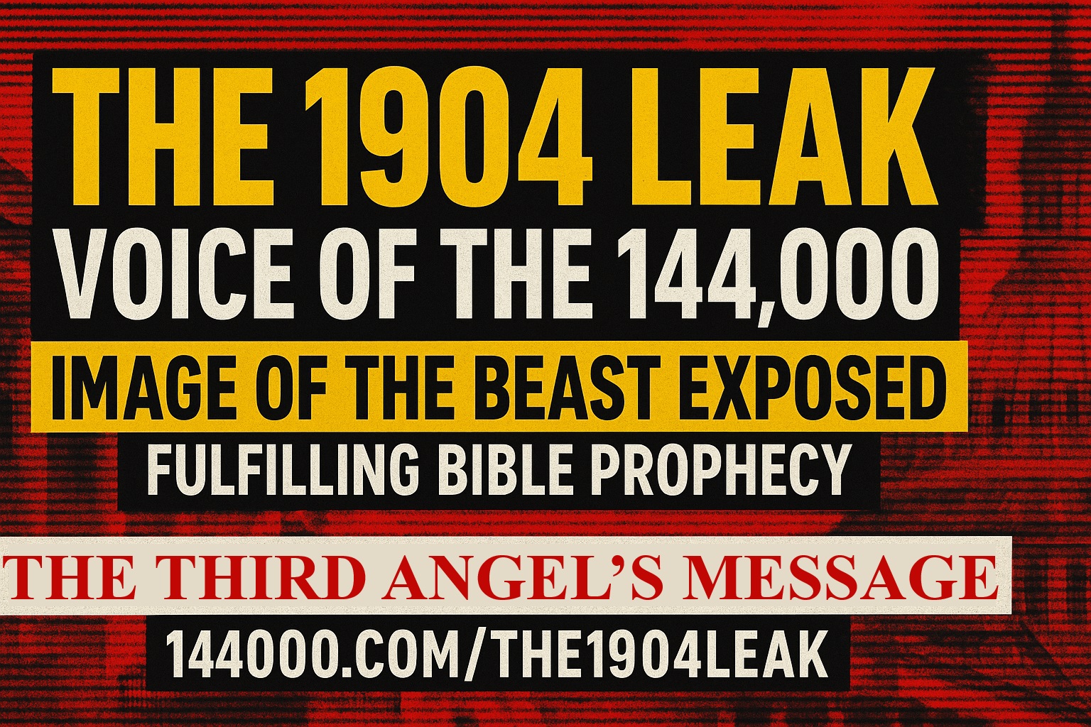 The 1904 Leak - Present Truth Strikes the Image