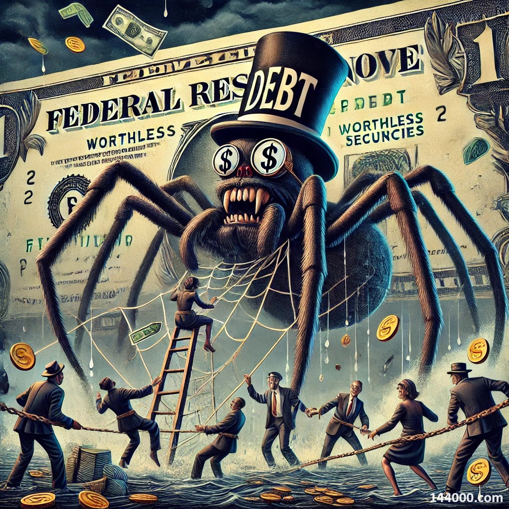 Web of Deception The Federal Reserve Corporations Debt Slaves chained to debt