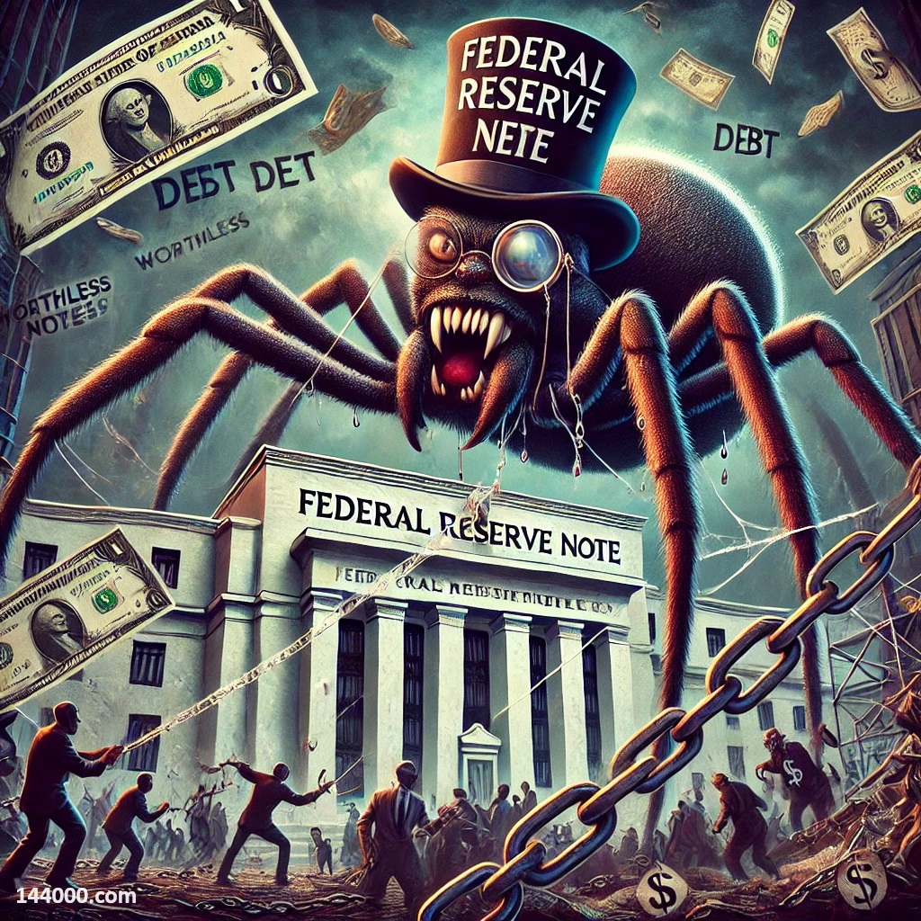 Web of Deception The Federal Reserve Corporations Exposed Debt Slaves chained to debt